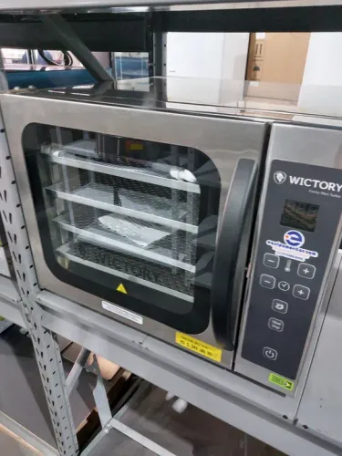 Forno industrial elétrico 5 assadeiras digital com vapor