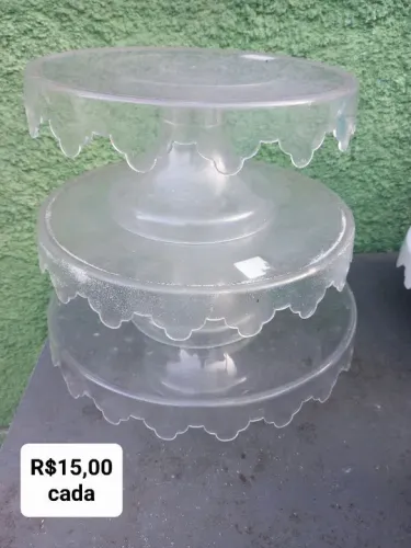 Boleira para bolo e bandeijas para doces
