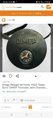 Relógio de Ponto Vigia Dimed