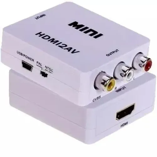 Conversor De Hdmi Para Video Composto 3rca Av e Inverso wpp:43. *