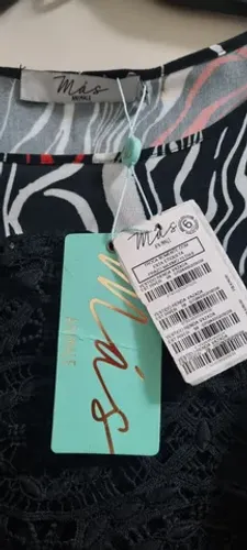 vestido de renda vazada mas animale 38, valor pago 428 reais