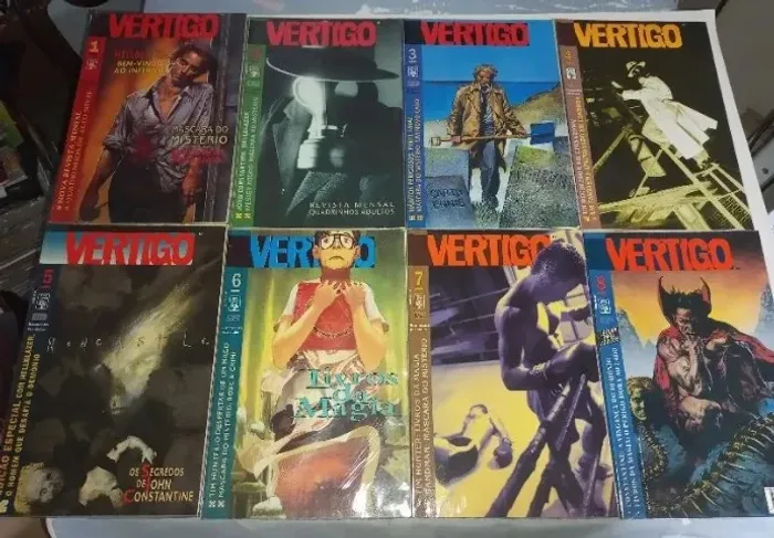 VERTIGO EDITORA ABRIL COMPLETA 12 VOLUMES CONSTANTINE SANDMAN LIVROS DA MAGIA doomedhqs