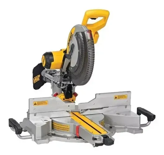 Serra Meia Esquadria Telescópica Dewalt, Modelo DWS780, Serra Elétrica com 3 Paradas