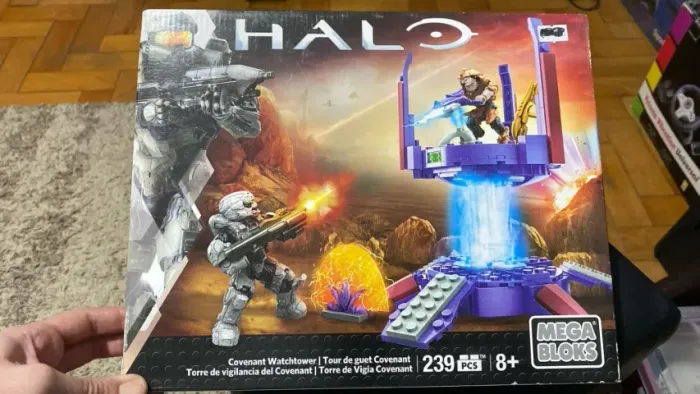 Halo Mega Bloks Torre De Vigia -239 Peças Novo Lacrado