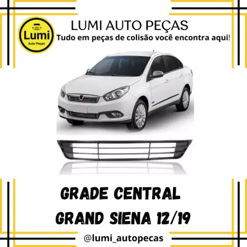 Grade Central Grand Siena 2012/2019 Preta - NOVA