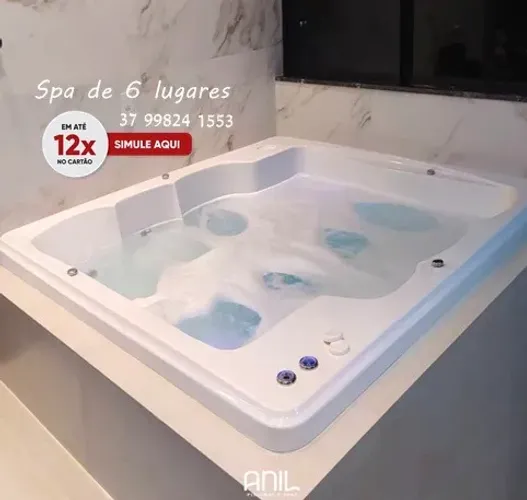 CA-SPA Luxuoso c/ Frigobar cooler 6 lugares !