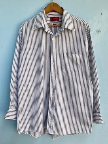 Camisa Masculina Listrada, Tam G