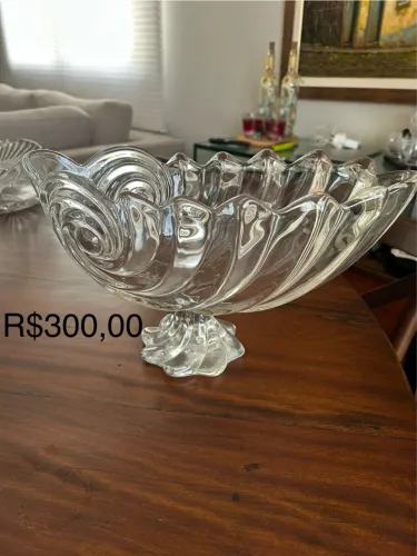Bowl de Cristal Transparente
