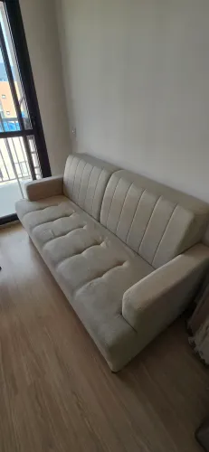 Sofá 3 lugares Fixo Linho