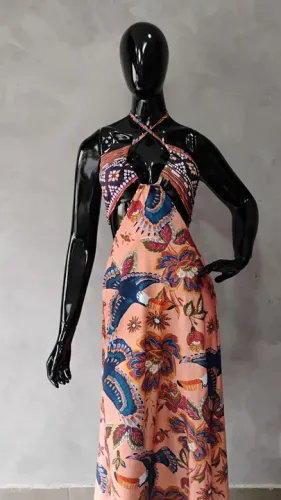 Vestido Longo Floral - Estilo Boho Chic