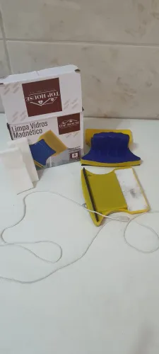 Limpador de vidros e janelas magnético 
