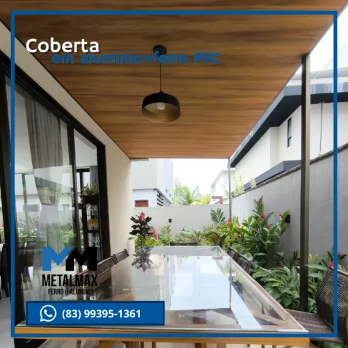 Coberta em Aluminio + Forro PVC