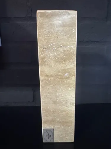 Vaso solitario travertino romano  (pedra importada)