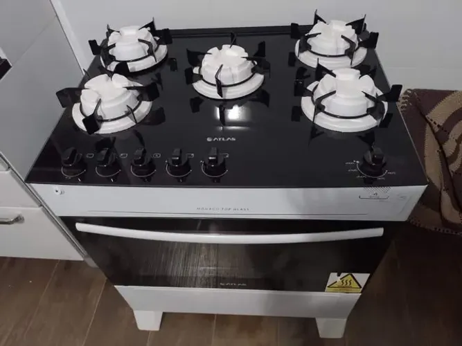 FOGÃO ATLAS/ITATIAIA 4B OU 5B TAMPA TEMPERADA AUTOMATICO PARCELA EM 12X A PARTIR 999,90