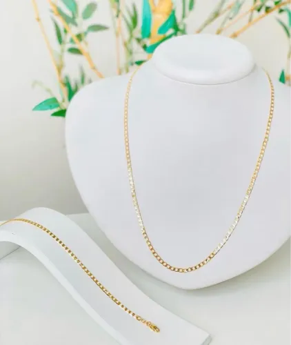Corrente Masculina Banhada a Ouro 18k 