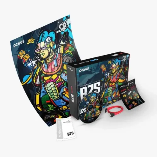 Placa Mãe Pcyes B75 Lga 1155 2Xddr3