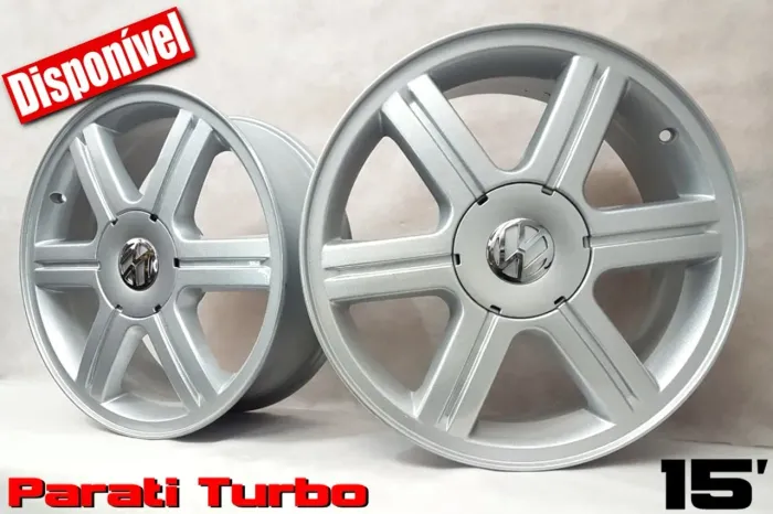 Rodas de liga leve 15' para Parati Turbo