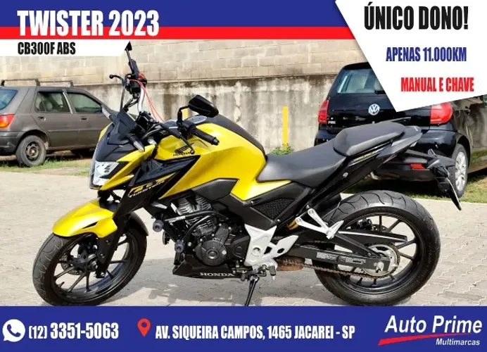CB300F Twister 2023 - "Único Dono + 11.000KM"