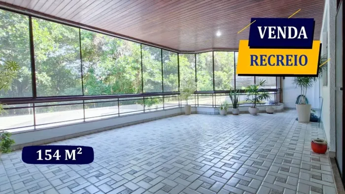 RECREIO RUA CLOVIS SALGADO 154M² REFORMADÍSSIMO VARANDÃO PANORÂMICO LINDA VISTA 3 QUARTOS 