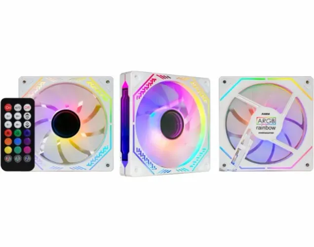 Kit Fan Cooler INFINITE SPACE WHITE ARGB + ENTREGA GRÁTIS + 1 ANO DE GARANTIA E EM ATÉ 12X