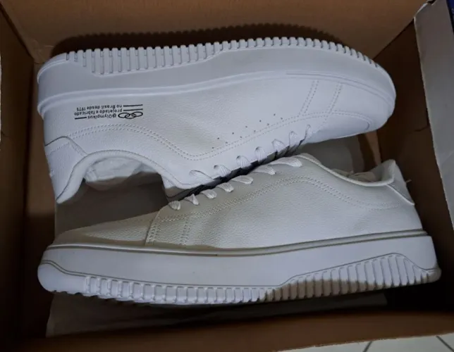 Tênis Masculino Branco Casual Olympikus Classic Original 42 (( ENVIO GRÁTIS ))