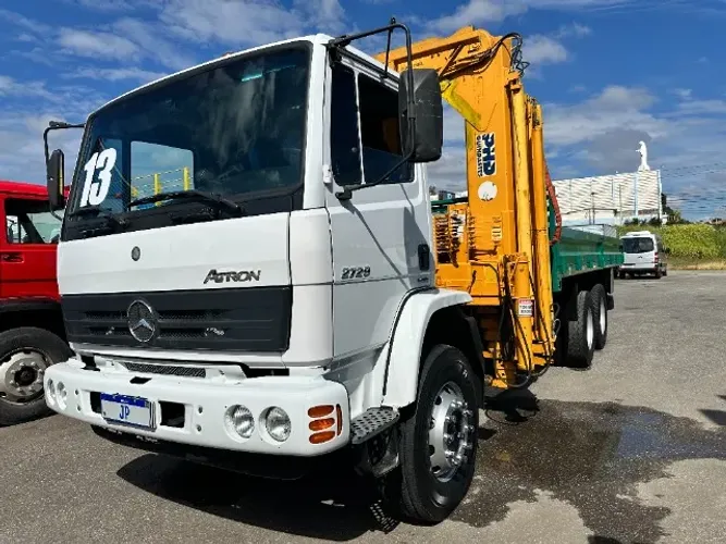 mb 2729 truck carroceria munck phd ano 2013