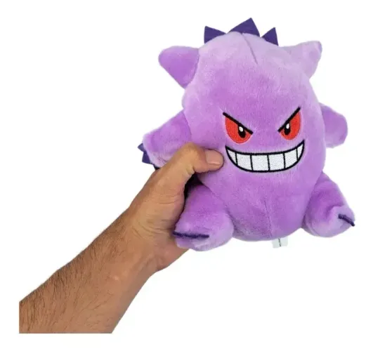 Boneco Pelúcia Fofinho Pokémon Gengar Decoração Coleção Roxo