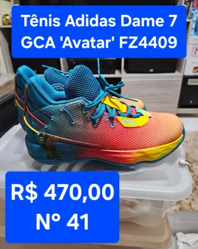 Tênis Adidas Dame 7 GCA 'Avatar' FZ4409 - N° 41