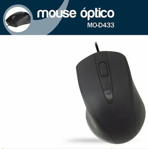Mouse Óptico 1000 Dpi Mo-d433 *ENTREGA GRÁTIS*