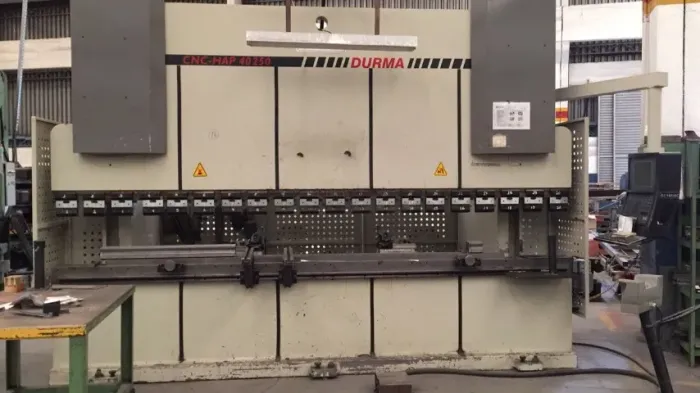 Dobradeira cnc Durma 3/8 x 4000 mm - 8 eixos