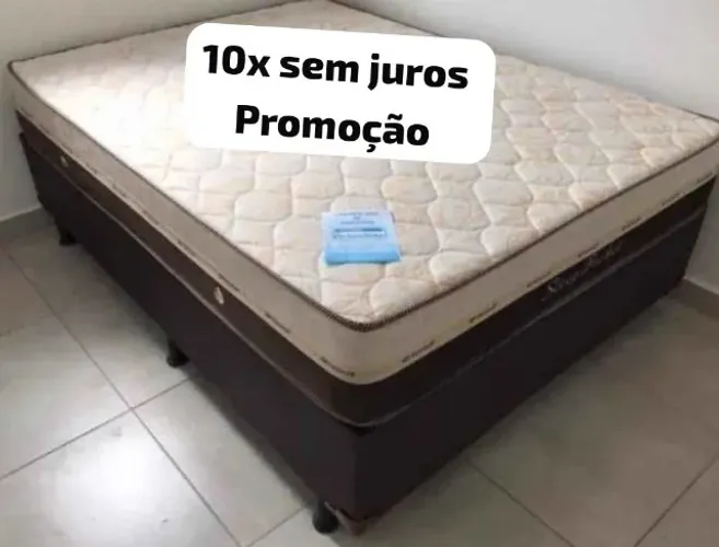 Cama box suporte e colchão(novo) 