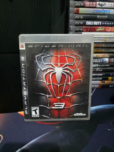 Spider Man 3 Ps3 usado em ótimo estado de conservação.