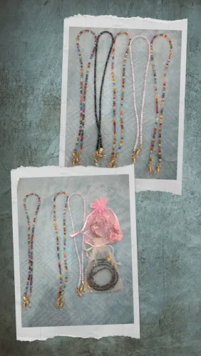 Corente para óculos em Cristal Swarovski.