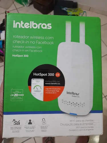 Roteador Intelbras HotSpot 300 com Check-in no Facebook