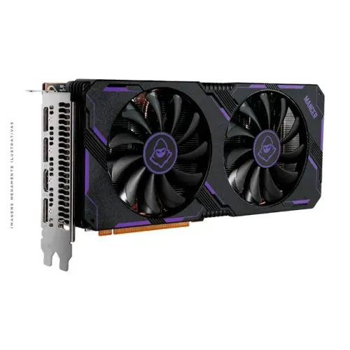 Placa de Vídeo Mancer Radeon RX 5700 XT Streaky, 8GB, GDDR6, 256 Bits, Preto - MCR-RX5700X