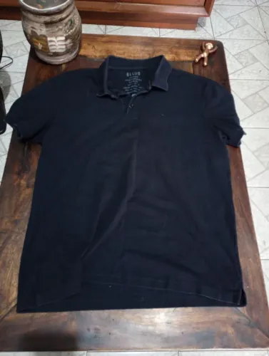 Camisa Polo Ellus - Preto.     G