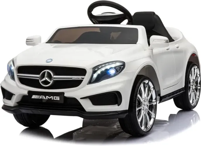 Carro Eletrico Mercedez Bens, Branco - Veículo Elétrico Bang Toys 12v Novo Lacrado