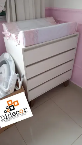 Cômoda para Bebê - Branca
