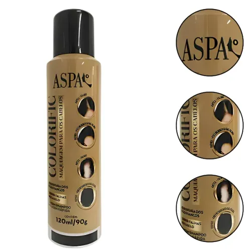Colorific Maquiagem Para Cabelo 120ml - Temos Todas as Cores