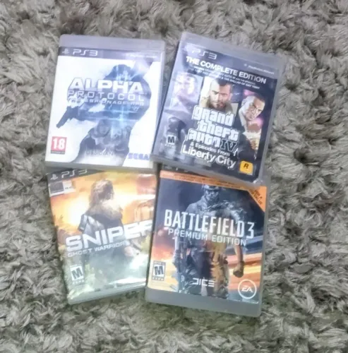 Kit 4 CDS DE PS3 avulsos 50$