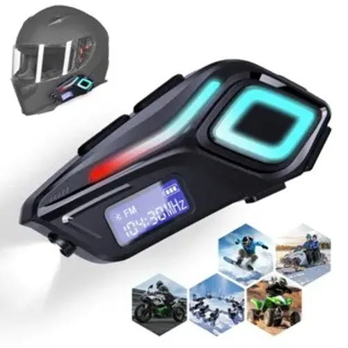 1. Alto-falantes multifuncionais para capacete de motocicleta Tecnologia sem fio para fone