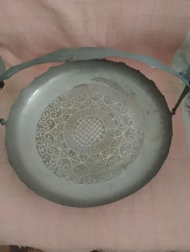 Fruteira grande de inox