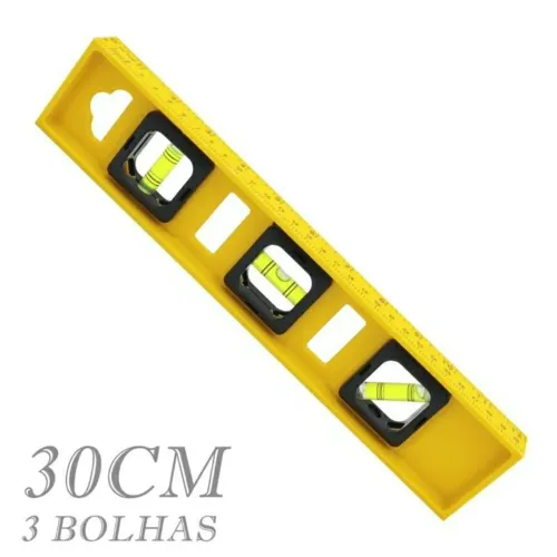 Nível 30cm com 3 Bolhas