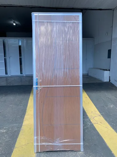 Kit porta pronta de madeira 