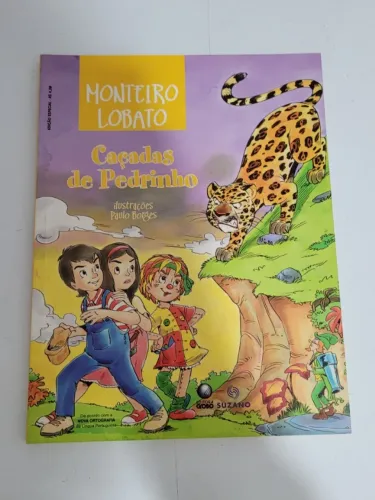 Livro Caçadas de Pedrinho - Monteiro Lobato - Editora Globo