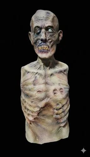 Busto 1:1 Morto-Vivo ? Estilo Warcraft | Perfeito para Halloween