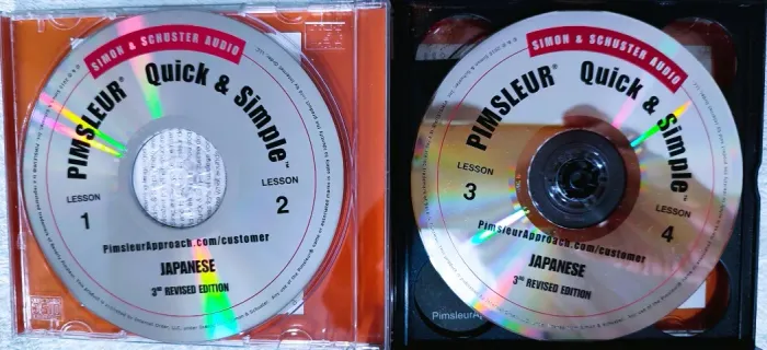 CDs Japanese Language " Pinsleur" 8 LESSONS -Third Edition - 2 CDs