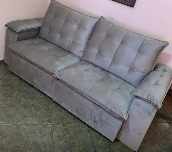 Sofá Retrátil Molas Ensacadas NOVO DIRETO DA FABRICA 