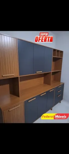 Armário para Cozinha 2,19m - Novo, Completo e Moderno!