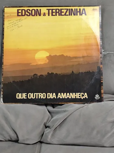 LP Vinil Edson & Terezinha Que Outro Dia Amanheça (Autografado)